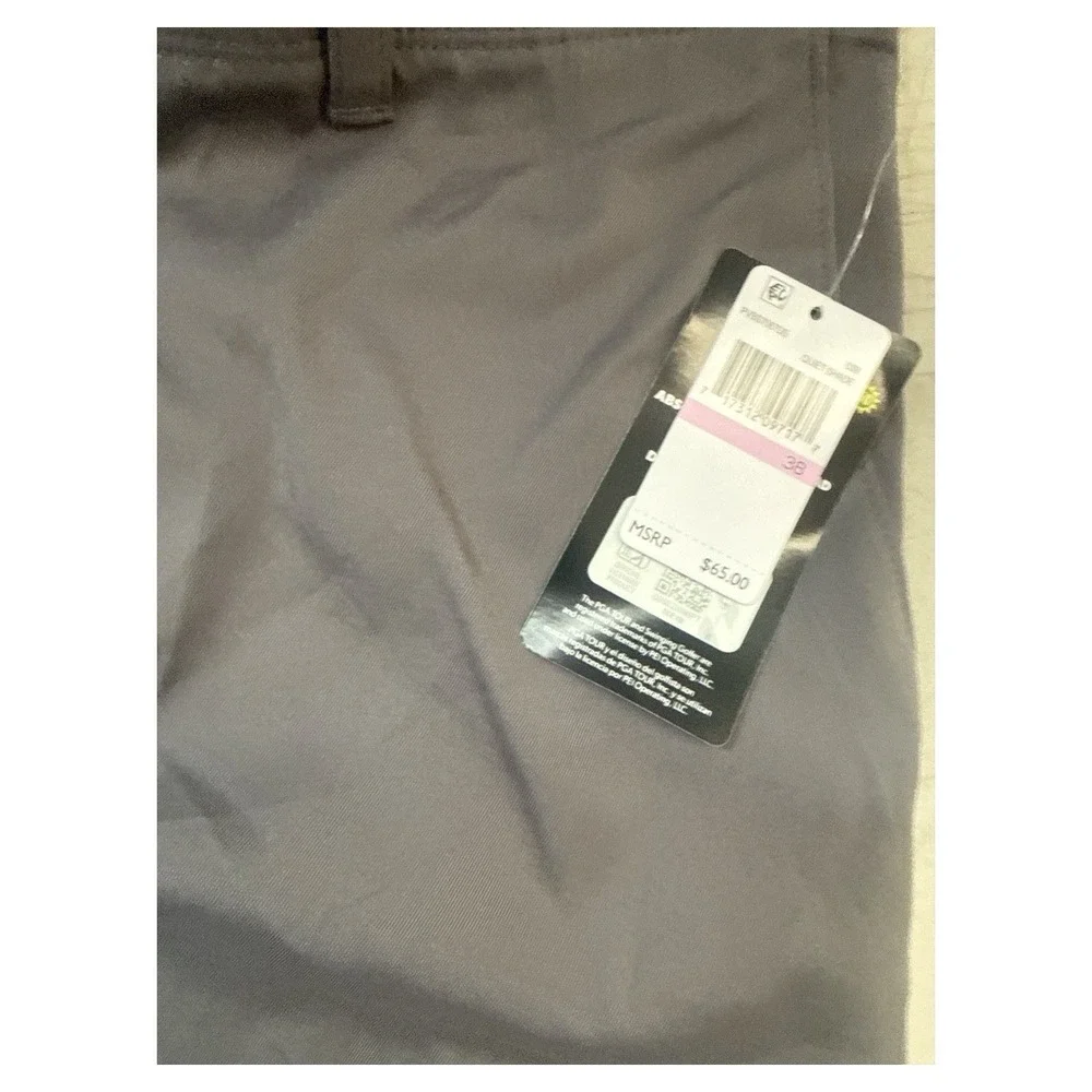 PGA Tour Men's‎ Flat Front Active Waistband Golf Short, 38 NWT Stretch